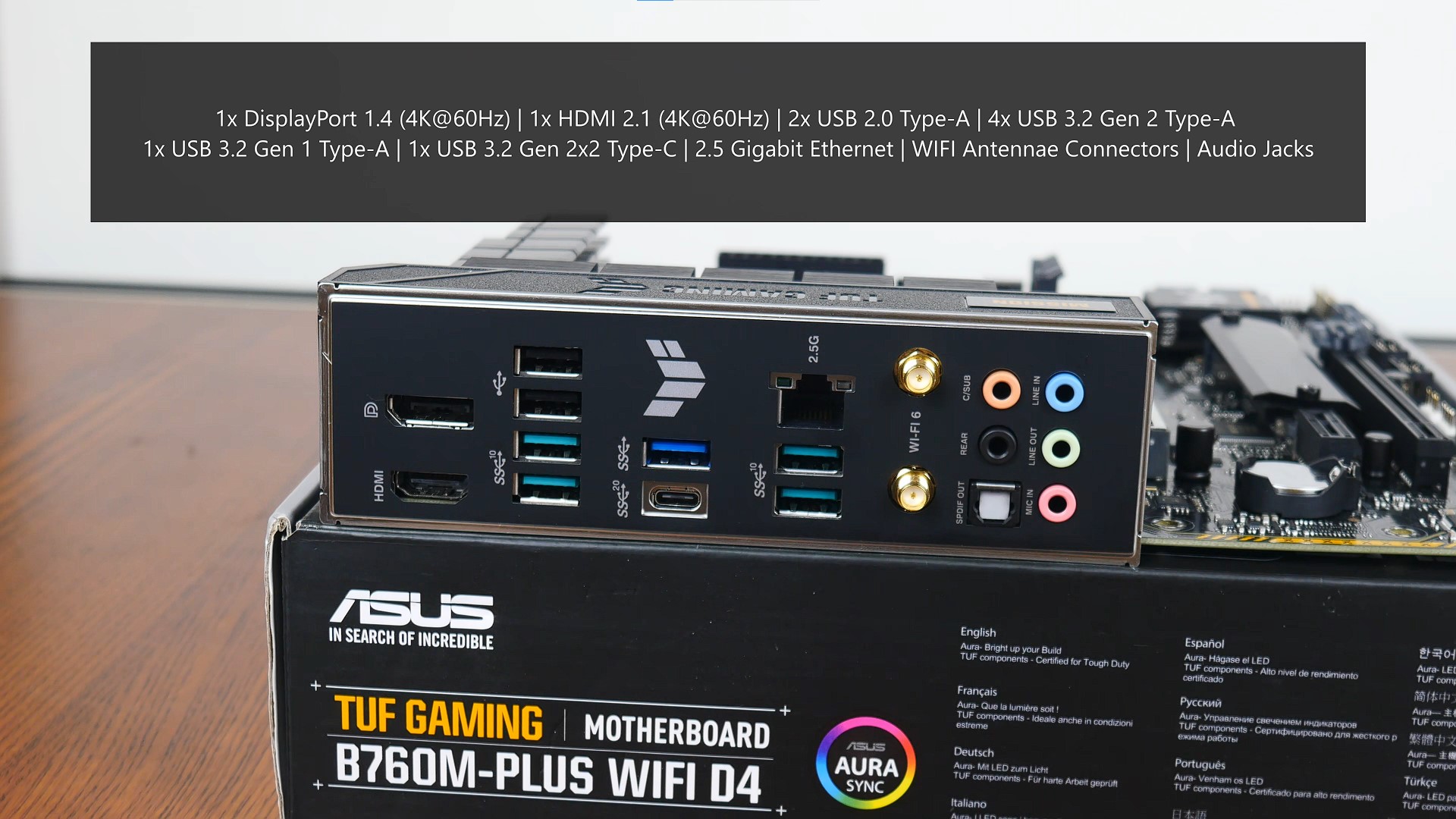 Review: ASUS TUF GAMING B760M-PLUS WIFI D4 LGA1700 Motherboard